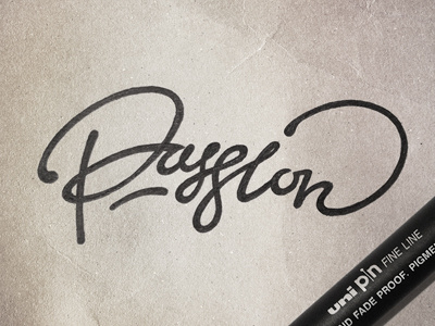 passion calligraphy face font lettering pen pencil sketch type typography