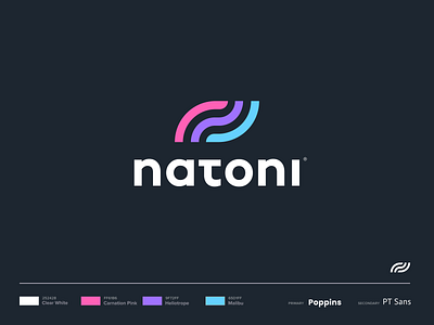Natoni - Logo branding drawing icon illustration iphone logo mark vector website