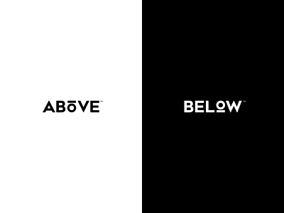 above - below app branding design icon identity logo