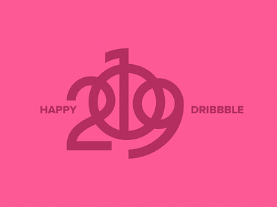 Happy 2019! 🎉 2018 2019 branding celebrate dribbble happy holidays new year