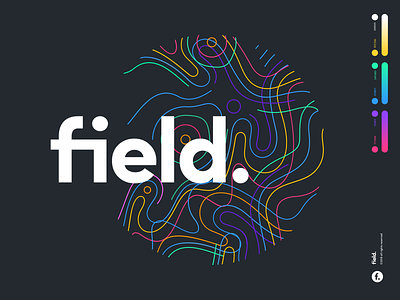 field. app branding icon identity illustration logo mark sketch type website