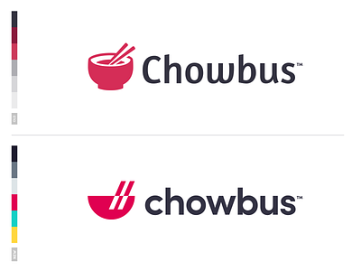 chowbus - rebrand app branding design icon identity illustration iphone logo mark vector