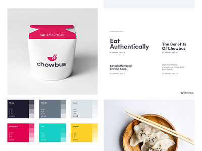 Chowbus - Branding branding chowbus design identity illustration logo palette