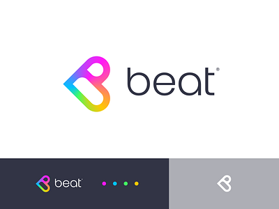 ♡ beat app branding design icon identity illustration ios logo mark type typography web website