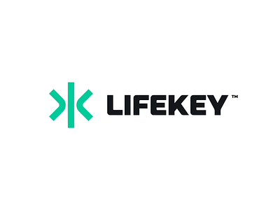 Lifekey app branding icon identity illustration ios logo mark typography vector
