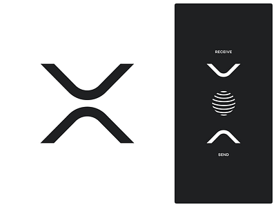 XRP Symbol bitcoin branding crypto icon identity logo ripple xrp
