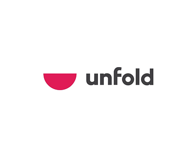Unfold . Reel agency app branding gif illustration logo unfold web website