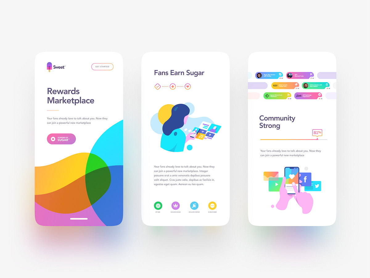 Sweet 🍭 by Eddie Lobanovskiy for Unfold on Dribbble