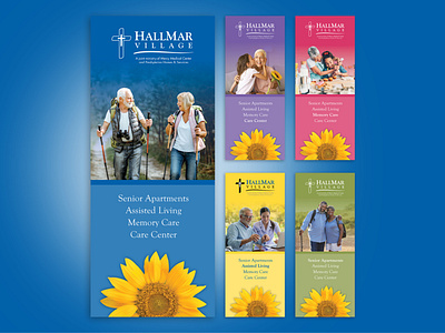 HallMar Village Retractable Banners branding design