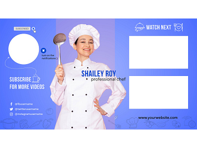 Cooking Channel YouTube Endscreen Outro