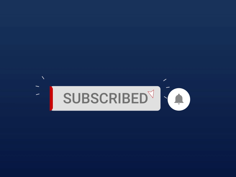 YouTube Subscribe Button and Notification Bell Animation subscribe subscribe animation subscribe green screen subscribe transparent youtube animation youtube subscribe animation youtubers subscribe