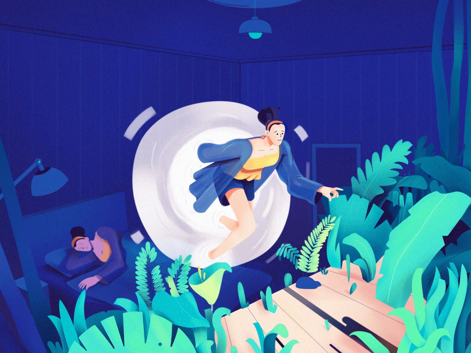 Lucid Dreaming by Kunal Krishna for Quovantis on Dribbble