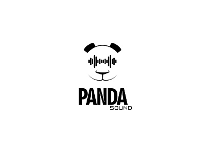 Panda Sound Logo Design dailylogochallenge design graphic design logo logodesign panda pandadesign pandalogo