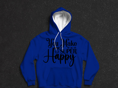 You Make Me Super Happy design graphic design illustration logo typography vector