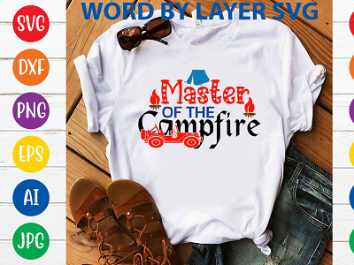 Master Of Campfire camping crea creative design creativefabrica design graphic design illustration motion graphics png pod svg t shirt typography vector