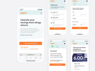 Squirrel ui ux website