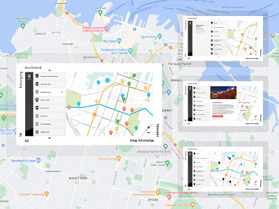 Auckland Council app interactive map ui ux