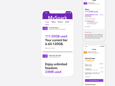 Spark app ui ux