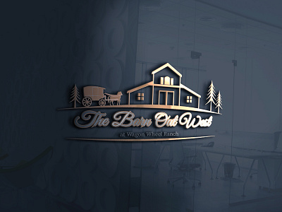 logo for western style wedding party