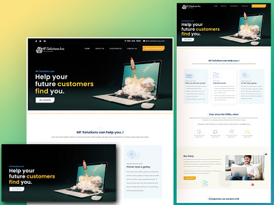 Digital Marketing Agency Website Templates From NExstair branding design fixwordpress illustration logo ui ux web developer woocommercewebsite