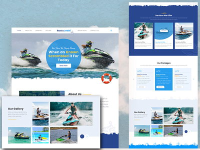 Boat Tour & Rental Business Webdesign By Nexstair Technologies design fixwordpress graphic design ui ux web developer woocommercewebsite