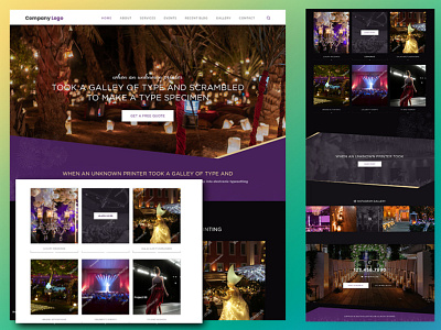 Event & Stage Lighting Services for Special Events and Wedding. branding design event stage lighting services fixwordpress lighting services logo special events ui ux web developer woocommercewebsite