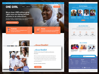 Women's Welfare Organizations Website Theme Design