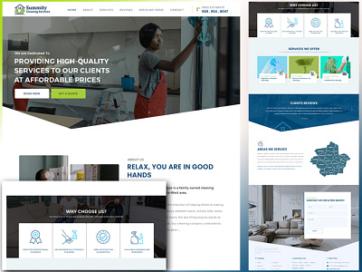 Cleaning Website Templates Design By Nexstair Technologies