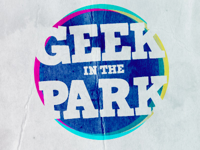 Geek in the Park 2011 2011 bright colour concept geek in the park gitp logo