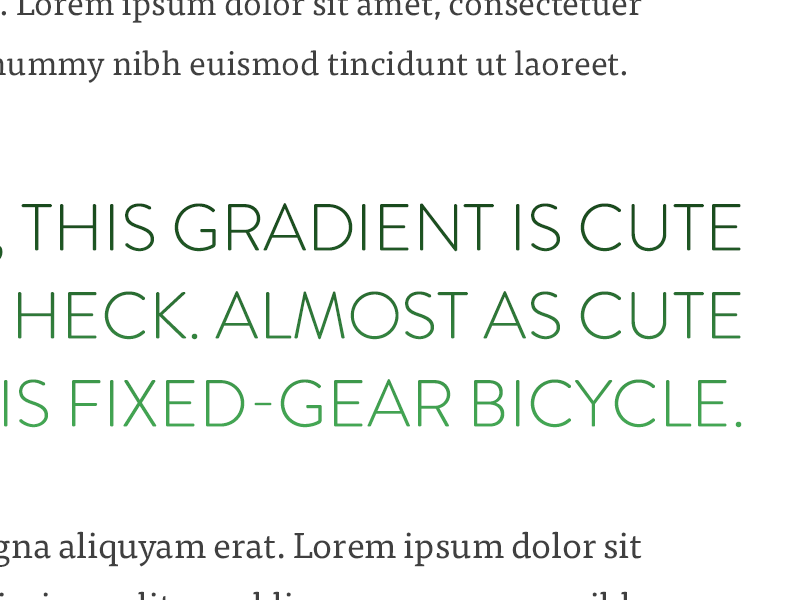 Article - Typography web minimal blog article gradients