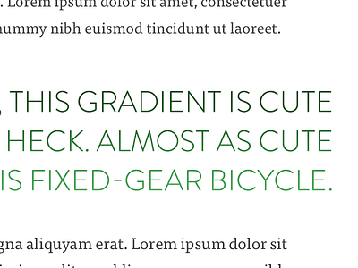 Article - Typography article blog gradients minimal web