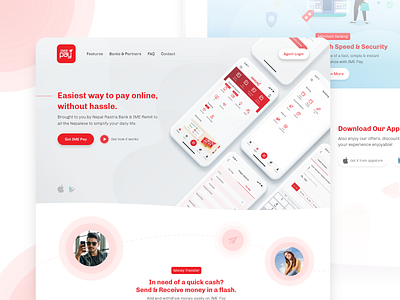 IME Pay Website Concept Design