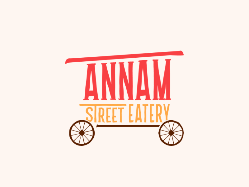 Annam Street Eatery Logo branding fastfood foodservice logo logodesign restaurant streetfood vietnam wheels