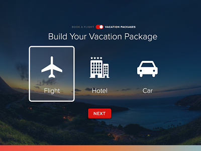 Build active flight form state toggle ui vacation