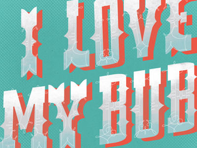 Nelma Love brush nelma texture typography