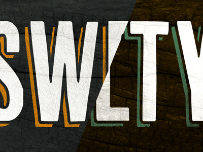 SWLTY cheap pine texture typography