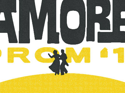 Amoré amore ed interlock prom texture titling gothic typography