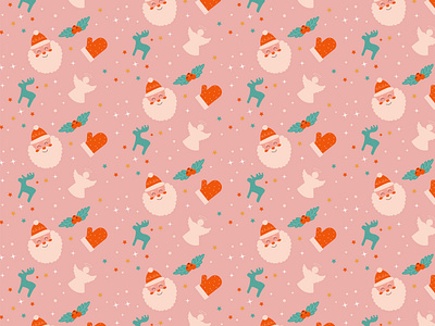 Сute christmas wrapping paper