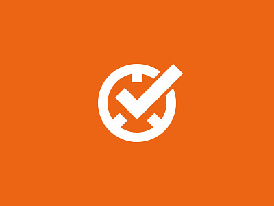 PM-Webapp Logo [WIP] app board check management orange project task time todo