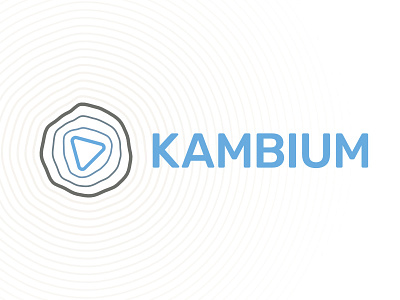 Kambium Logo beige blue branding generative kambium logo mediation personal development sand signet triangle