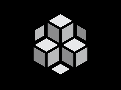 [WIP] Movers Logo Concept black block cube logistics logo monochrome movers package