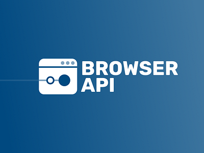 Browser API [WIP] api blue branding browser gradient icon logo subtle