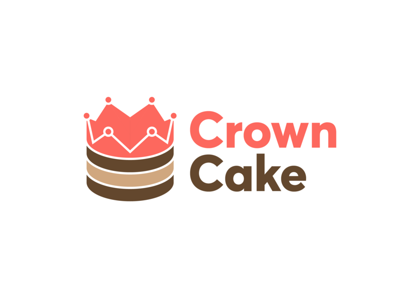 Crown Cake Logo By Johannes Weber On Dribbble