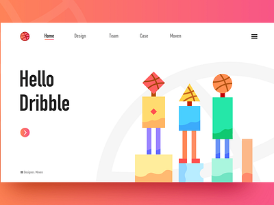 Hello Dribble uidesign