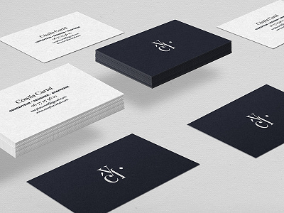 Cecylia black white branding cecylia identity card logo typography visual identity