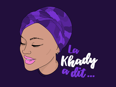 Khady id branding cecyliacurtel color graphicdesign illustration logo pattern typography