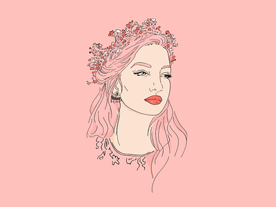 Blossom cecyliacurtel graphicdesign illustration pink vector