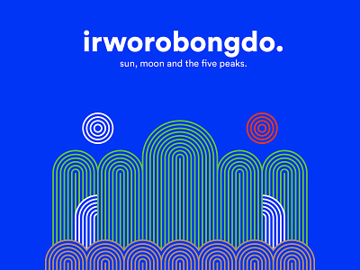 Irworobongdo graphic illustration branding design ducknco graphic graphicdesign illustration isometric design pictogram typeface vector
