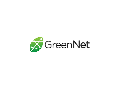 Green Net logo gradient gradient logo green green net logo logo design network