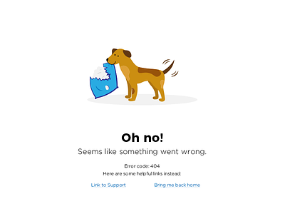404 page v2 404 500 bad dog dog drawing error illustration not found pillow web design